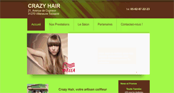Desktop Screenshot of crazy-hair.fr